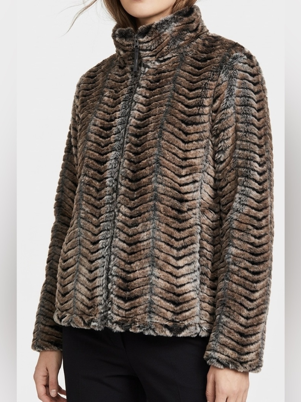 Black Mountain Outdoor Faux Fur Jacket
